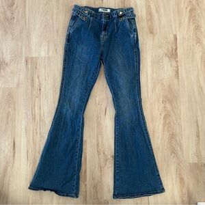 Rock & Roll Denim High Rise Flare Jean Pants